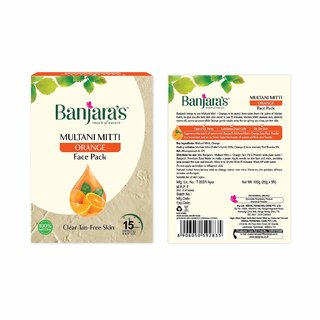 Banjara's Multani Mitti Orange Face Pack Powder 100gms