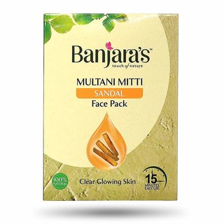 Banjara's Multani Mitti And Sandal Face Pack 100g