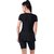 Veloz Nylon Spandex I Padded I Womens Swimming Costume I with Chest Pads I Frock Style with High Neck and Printed Upper