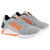 Chevit 516 Fashion Smart Mesh Lace-Ups Sneakers Running Grey  Orange Shoes for Men