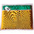 ADWITIYA- Set of 12- White Border Nonwoven Single Saree Cover/Organizers for Clothes/Garment Storage Bag with Zip-Yellow