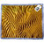 ADWITIYA- Set of 12- White Border Nonwoven Single Saree Cover/Organizers for Clothes/Garment Storage Bag with Zip-Yellow
