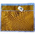 ADWITIYA- Set of 12- White Border Nonwoven Single Saree Cover/Organizers for Clothes/Garment Storage Bag with Zip-Yellow