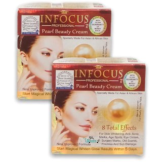 InFocus PROFESSIONAL PEARL BEAUTY CREAM (Pack of 2)