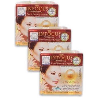                       InFocus PROFESSIONAL PEARL BEAUTY CREAM (Pack of 3)                                              