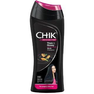Chik Thick  Glossy Black Shampoo 80ml (Pack Of 2)