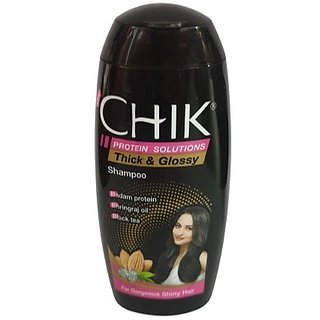                       Chik Thick  Glossy Black Shampoo - 35ml (Pack Of 3)                                              