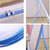 Silver Shine Blue Mosquito Net Foldable Double Bed Net