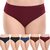 Rupa Jon Women's Cotton Plain Panty (Pack of 5)(Colors May Vary)