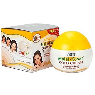                       Emami Cold Cream Malai Kesar 30ml.                                              