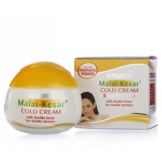 Emami Malai Kesar Cold Cream 30ml - Pack Of 2. Emami Malai Kesar Cold Cream 30ml - Pack Of 2.