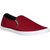 Chevit Mens Maroon Casual Loafers shoes