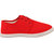 Chevit Mens Red Casual Sneakers shoes