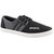 Chevit Mens Gray, Black Casual Sneakers shoes