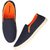 Chevit Mens Orange, Blue Casual Loafers shoes