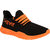 Chevit Mens 495 Orange, Black Sport Running Shoes