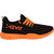 Chevit Mens 495 Orange, Black Sport Running Shoes