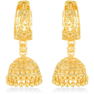 Jhumka Bali Gold White Hoop Big Kundan Earringbollywood  Etsy  Indian  jewelry Indian jewellery design earrings Big earrings gold