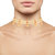 Sukai Jewels Traditional Wedding Pearl Collection Thusi (Choker) Design Gold Plated Necklace for Women and Girls