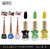 La Perla (LP-BSI-NPELCMB06-409) CH Piano Multicolor Nail Paint and BSI Eyeliner Combo (Pack of 6)