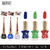 La Perla (LP-BSI-NPELCMB06-524) CH Piano Multicolor Nail Paint and BSI Eyeliner Combo (Pack of 6)