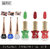 La Perla (LP-BSI-NPELCMB06-784) CH Piano Multicolor Nail Paint and BSI Eyeliner Combo (Pack of 6)
