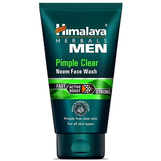                       Himalaya Men Pimple Clear Neem Face Wash, 50ml                                              