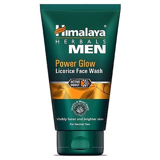 Himalaya Men Power Glow Licorice Face Wash, 50ml (Pack of 1)