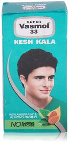 Super Vasmol 33 Kesh Kala Oil Based Hair Colour 50 ml (Pack Of 2)