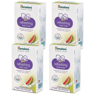 Himalaya Refreshing Baby Soap, 125g (Pack Of 4) Himalaya Refreshing Baby Soap, 125g (Pack Of 4)