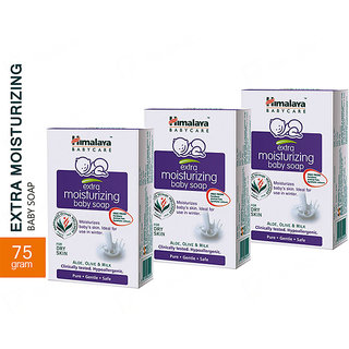 Himalaya Extra Moisturizing Soap (75g, Pack Of 3) Himalaya Extra Moisturizing Soap (75g, Pack Of 3)