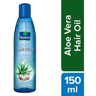                       Parachute Advansed Aloe Vera Enriched Coconut Hair Oil, 150 ml                                              