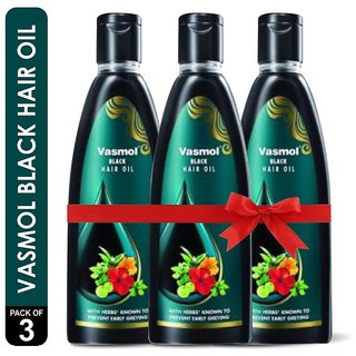Vasmol Black Hair Oil 100ml (Pack Of 3)