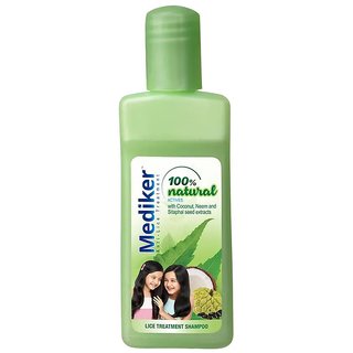 Mediker Anti-Lice Treatment Shampoo - 50 ml (Pack Of 4)