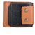 Unique Leatherite Brown Bi-fold Wallet For Men