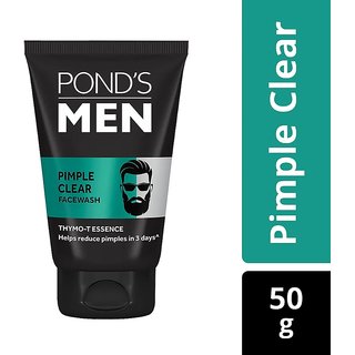Ponds Face Wash - Men Pimple Clear 50g Ponds Face Wash - Men Pimple Clear 50g