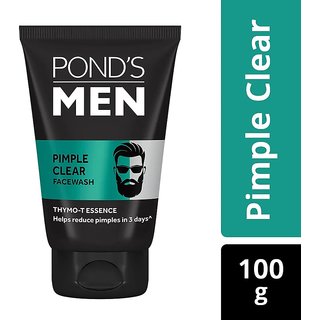                       Ponds Face Wash  - Men Pimple Clear 100g                                              