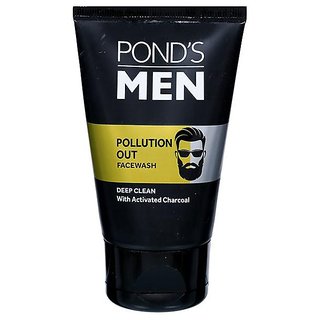                       Pond's Men Pollution Out Activated Charcoal Deep Clean Facewash, 50 g                                              