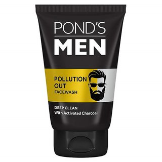                       Ponds Men Pollution Out Deep Clean Face Wash - 50g (Pack Of 3)                                              