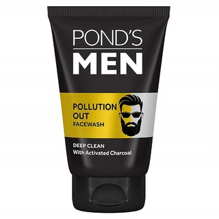 Ponds Men Pollution Out Deep Clean Face Wash - 50g (Pack Of 4) Ponds Men Pollution Out Deep Clean Face Wash - 50g (Pack Of 4)