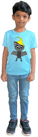 RISH - Kids Polyester Material Cartoon Bat Printed Design for age 12 - 18 Months - colour Blue
