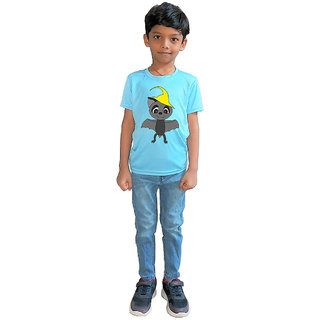 RISH - Kids Polyester Material Cartoon Bat Printed Design for age 12 - 18 Months - colour Blue