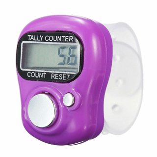 Raviour Lifestyle Mini Hand Tally Counter Finger Ring Digital Electronic Head Count,Japa Counter (Pack of 1)