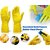 Smartime Reusable Latex Safety Gloves for Washing, Cleaning, Gardening and Sanitation(Pack of 1 pair)