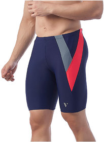 Veloz Nylon Spandex I Mens Swimming Jammer I Trunk I Shorts I Attractive Colour Panel on one side