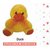 Soft Stuff Plush Duck Toy for Kids