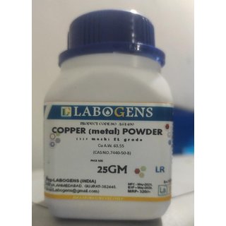 LABOGENS COPPER (METAL) POWDER (325 mesh) 25GM LABOGENS COPPER (METAL) POWDER (325 mesh) 25GM