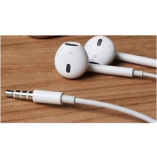                       AMI Creative  White Earphone Wired Headset (White, in The Ear)                                              