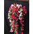 PS GOODS HOUSE Artificial Orchid Flowers Plastic Hanging Basket of Duel Shade Flower for Decorate Your Balcony  Ot