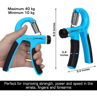 Hand Grip Strengthener with Intelligent Counter, Adjustable Grip Strength Trainer Multicolor
